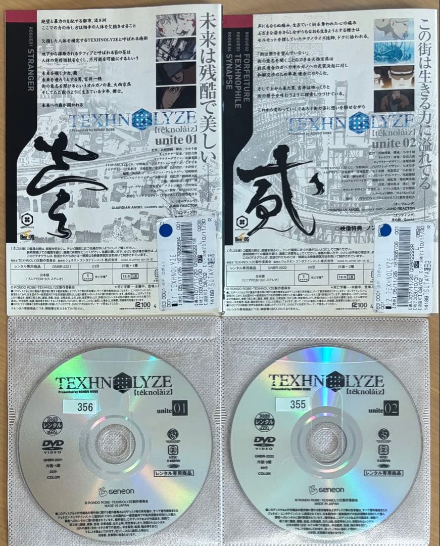TEXHNOLYZE テクノライズDVD 全巻セット(1〜8巻)