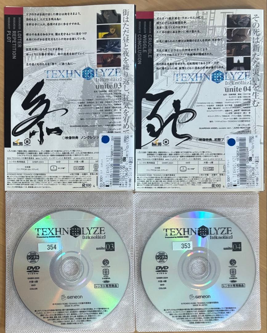 TEXHNOLYZE テクノライズDVD 全巻セット(1〜8巻)