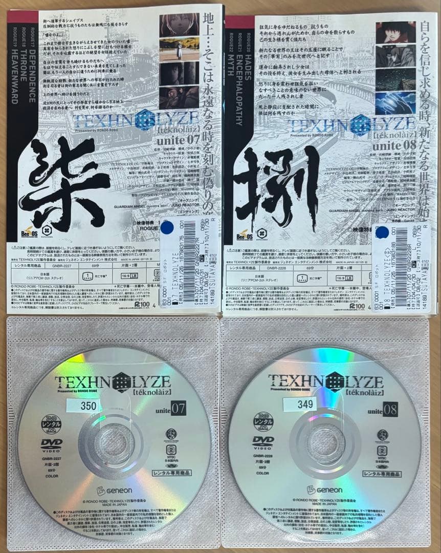 TEXHNOLYZE テクノライズDVD 全巻セット(1〜8巻)