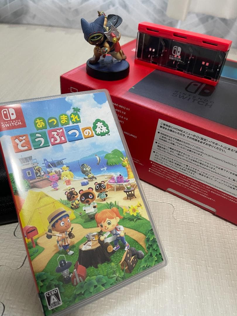 Switch 本体 バッテリー強化版 あつ森付 美品