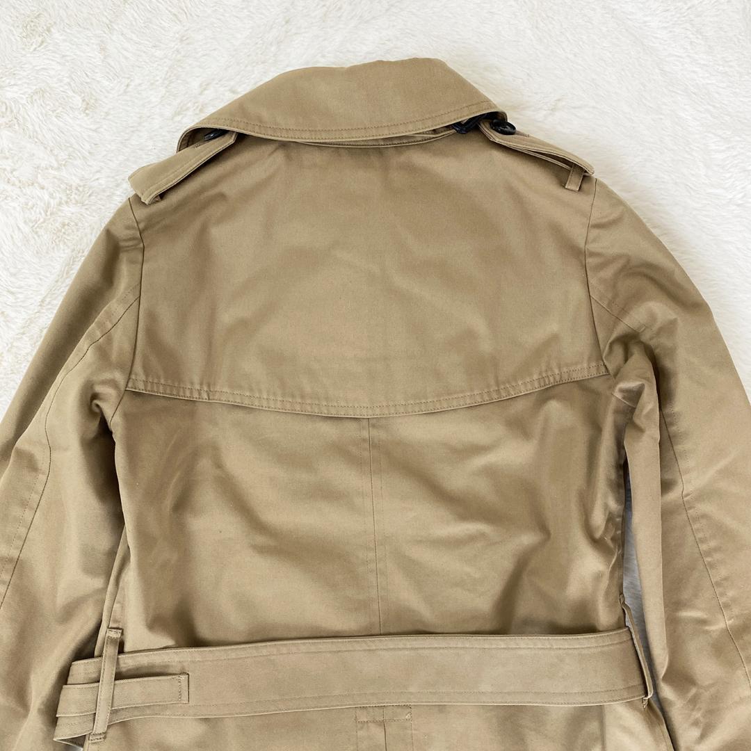 HYKE ハイク トレンチコート ライナー無し ベージュ S サイズ1