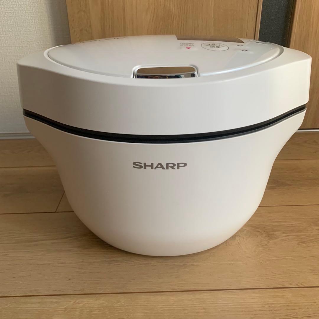 美品 SHARP KN-HW16G-W ヘルシオホットクック 2021年製