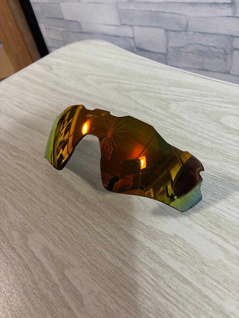 オークリー　レーダーEV パス　ブラック×ゴールド OAKLEY レンズ美品