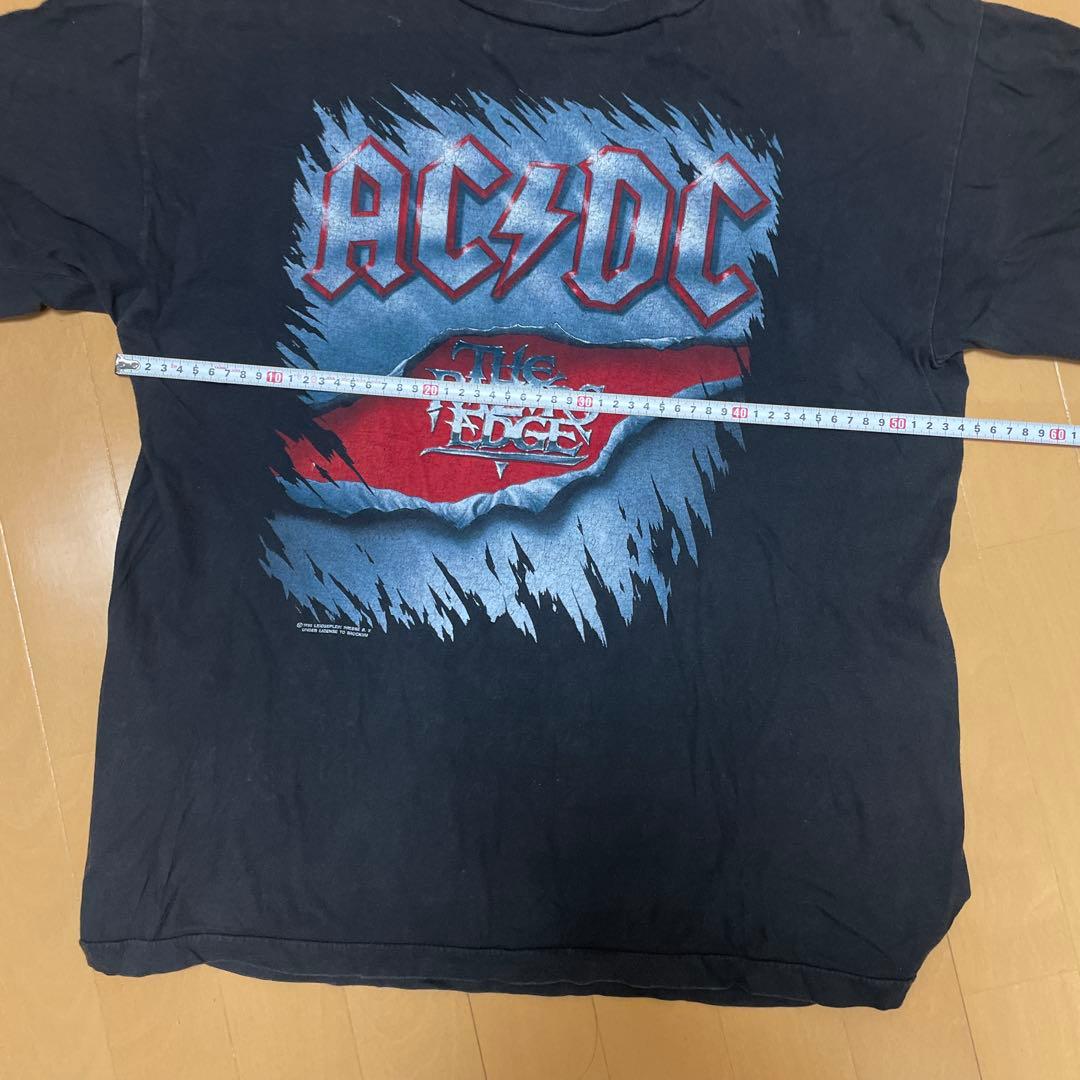 大幅値下げ AC/DC ワールドツアー Tシャツ 1990-91 ユーロ