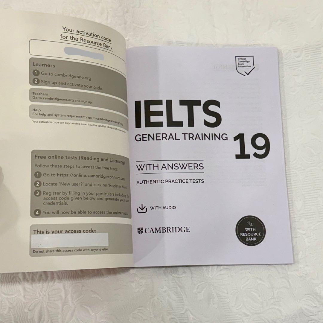 【新品未使用】IELTS General Training 17&18&19