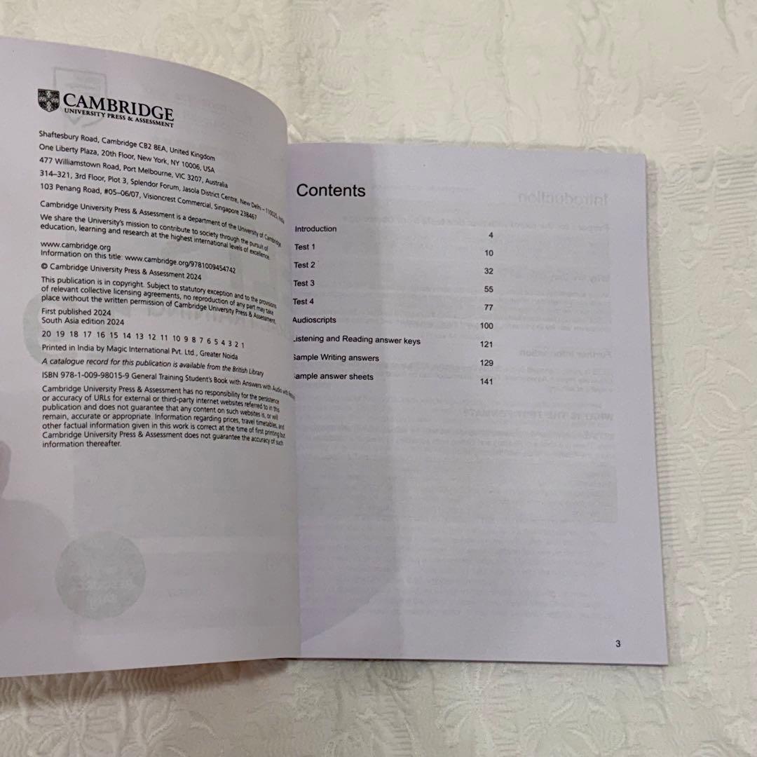 【新品未使用】IELTS General Training 17&18&19