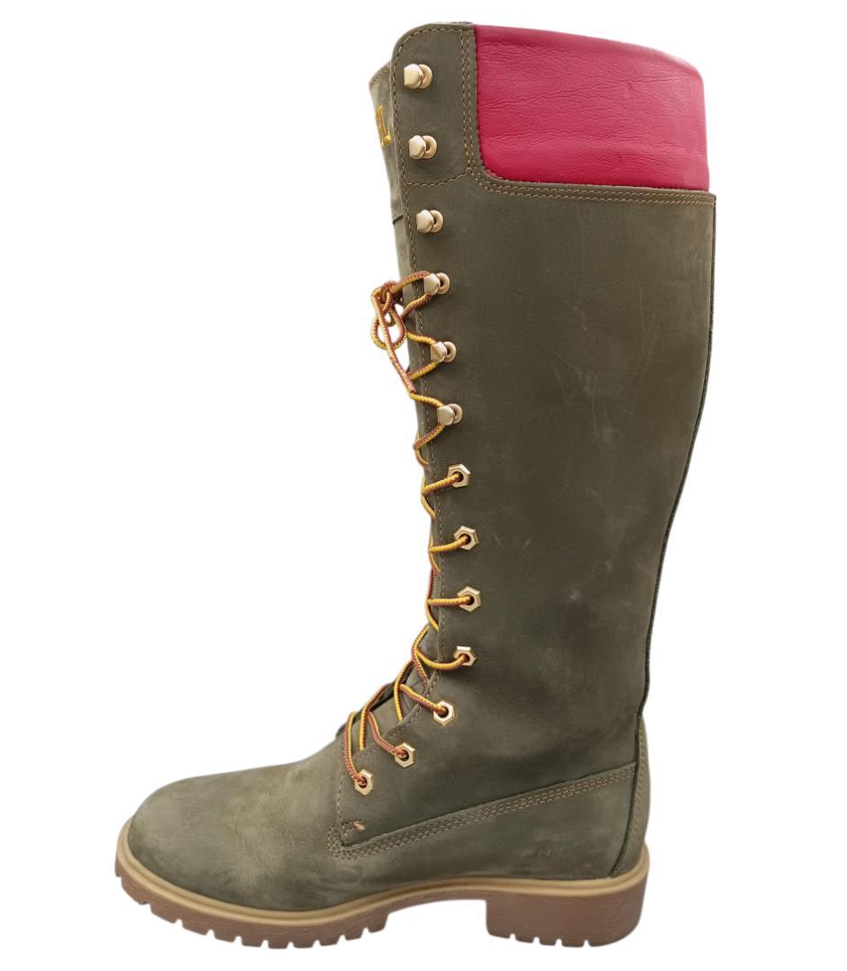 Timberland ティンバーランド ロングブーツ オリーブグリーン 24.5