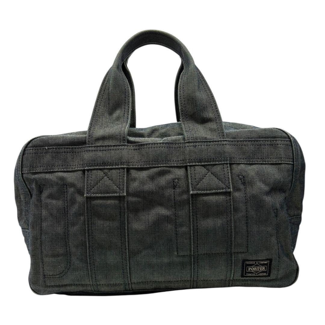 【美品】PORTER ポーター ディーパー ボストン バッグ インディゴ264