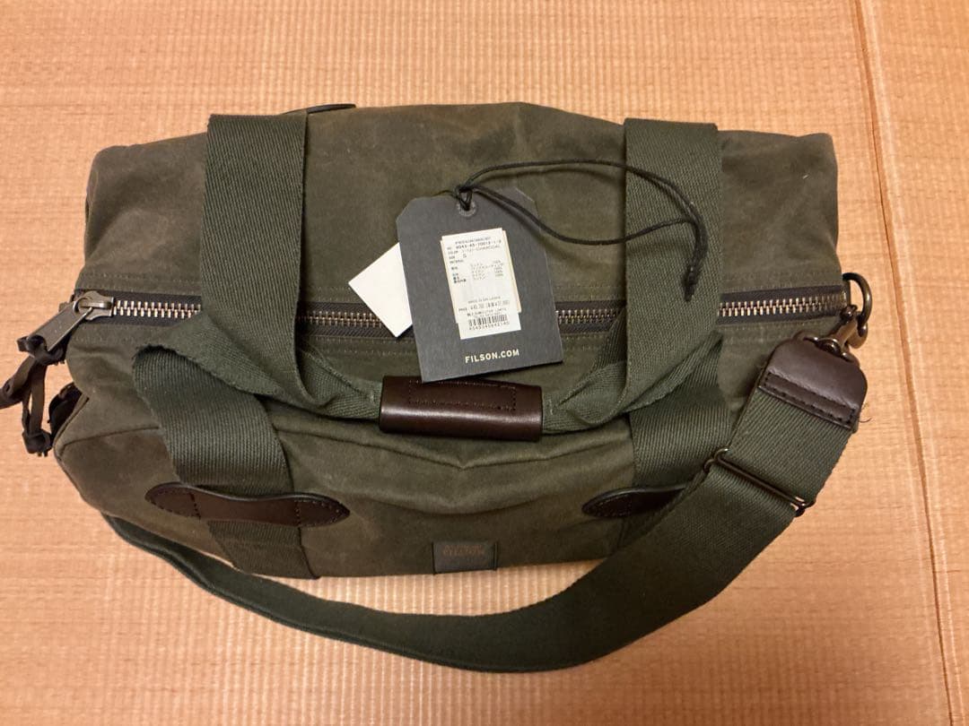 美品！FILSON ボストンバッグ ティンクロススモールバッグ