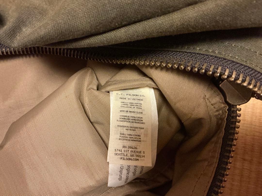 美品！FILSON ボストンバッグ ティンクロススモールバッグ