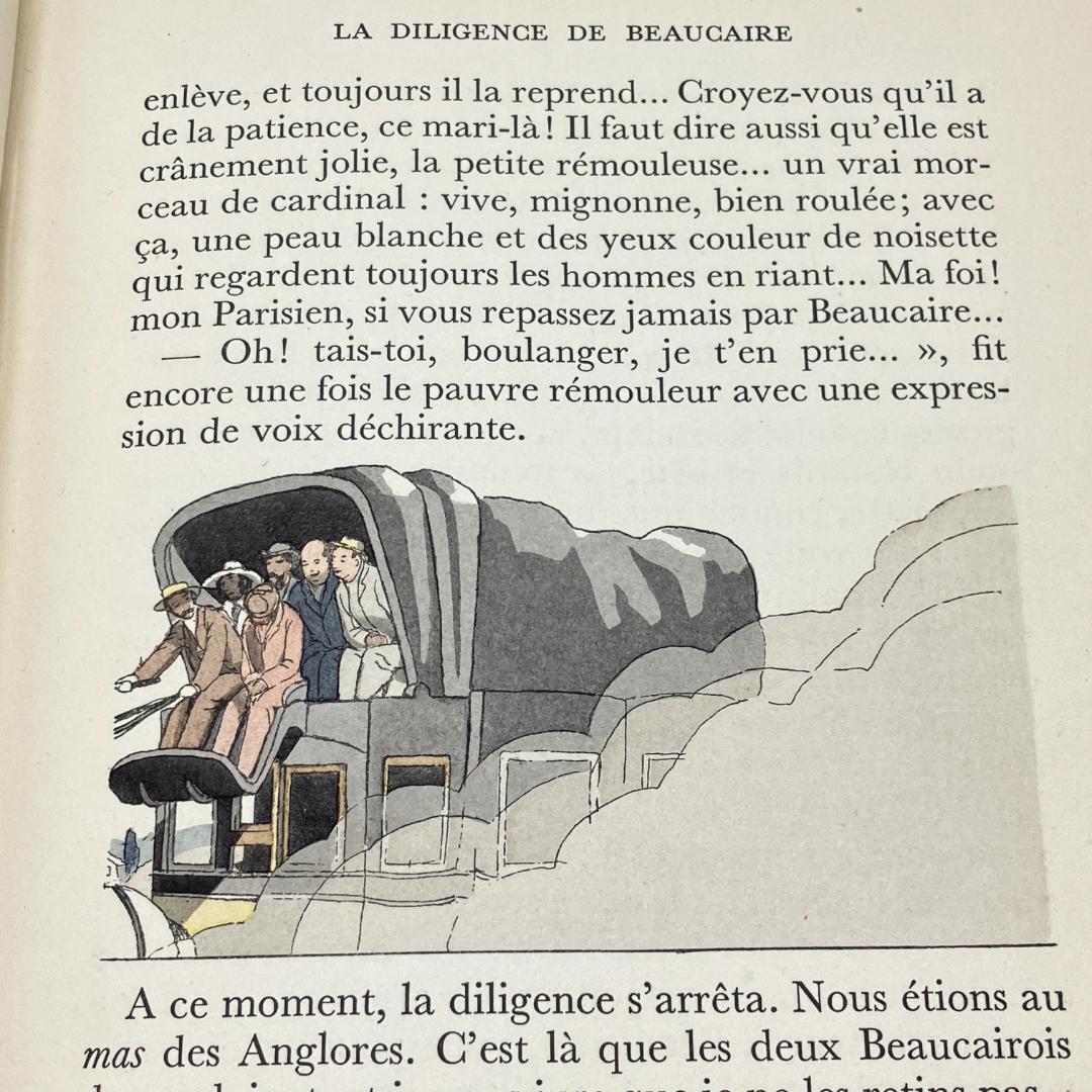 美革装丁　挿絵本　A.E.マルティ　風車小屋便り　1947年 フランス語　限定