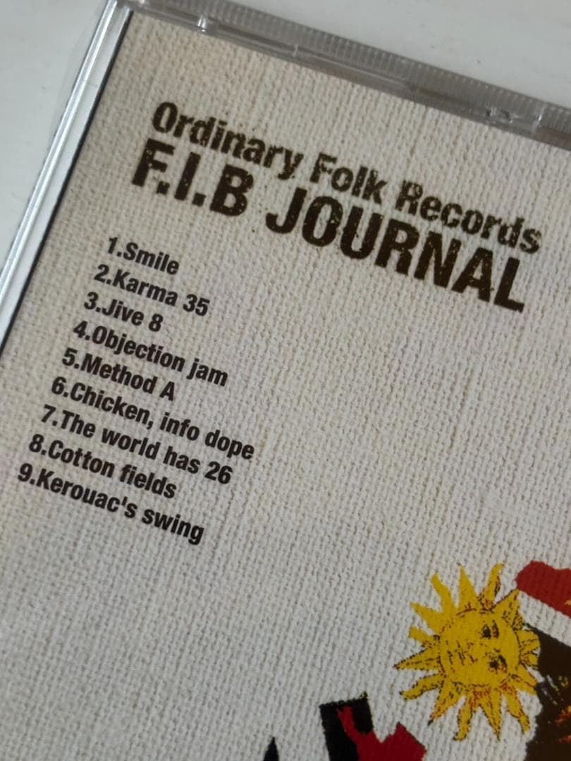 新品 F.I.B JOURNAL Ordinary Folk Records
