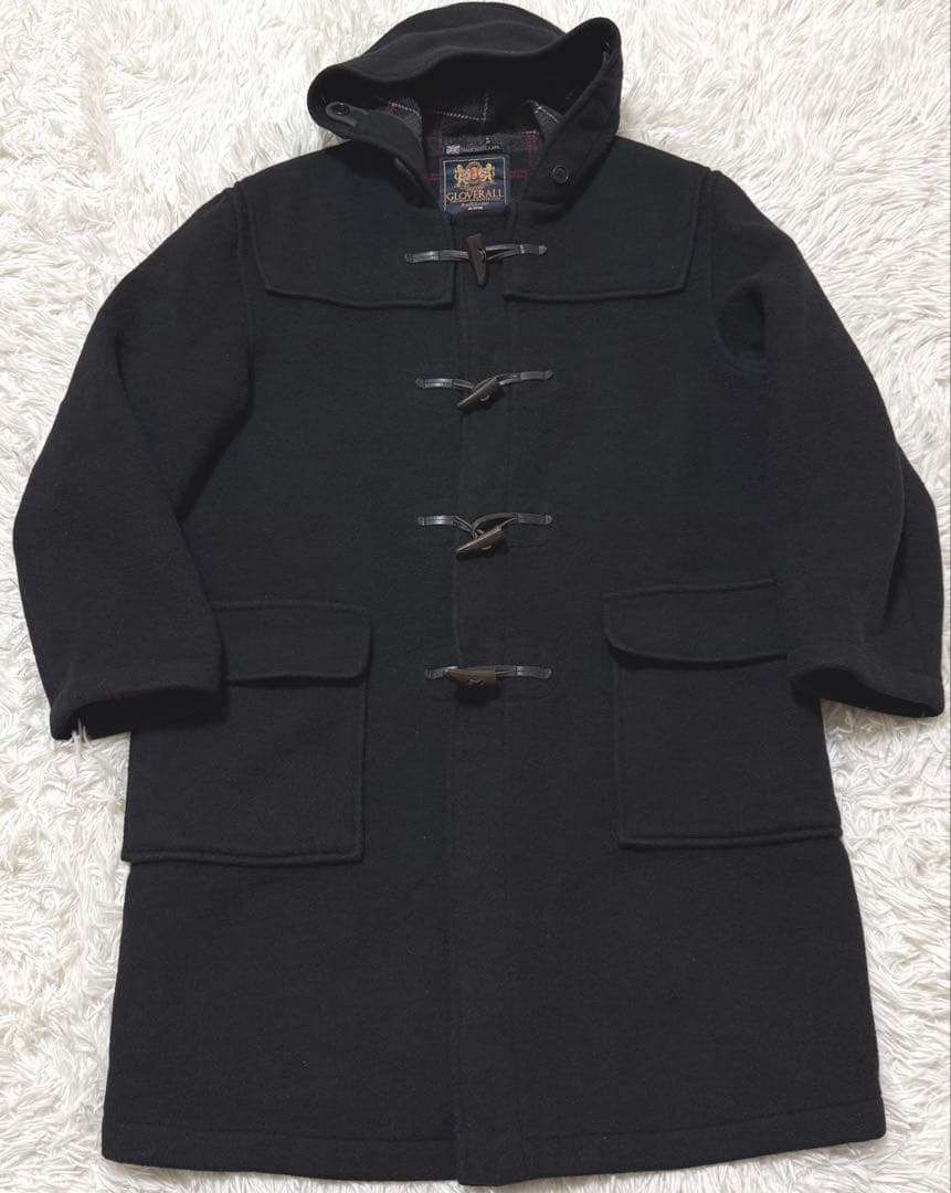 Gloverall ダッフルコート　大きいサイズ2XL 裏地チェック柄