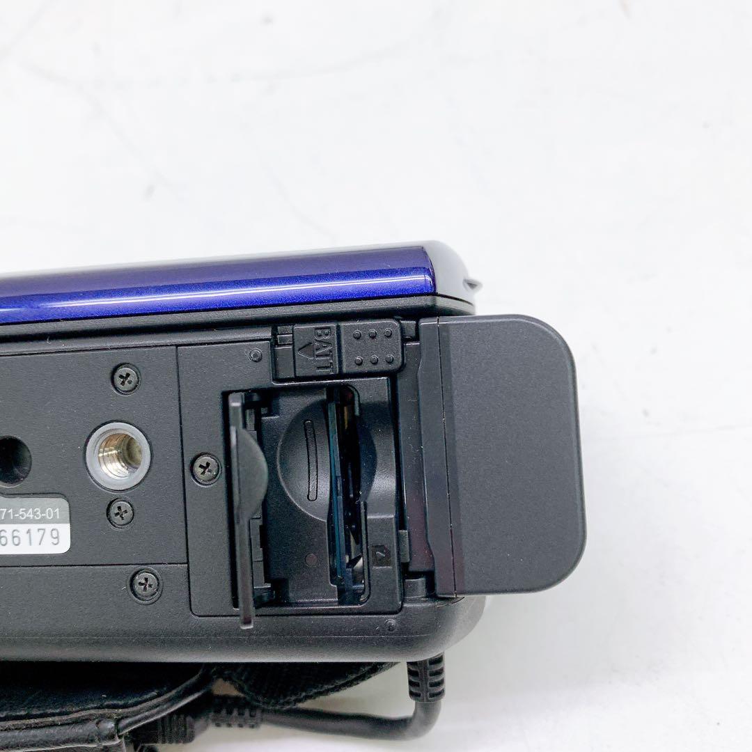 2AB20 SONY Handycam HDR-CX180 ブルー ビデオカメラ