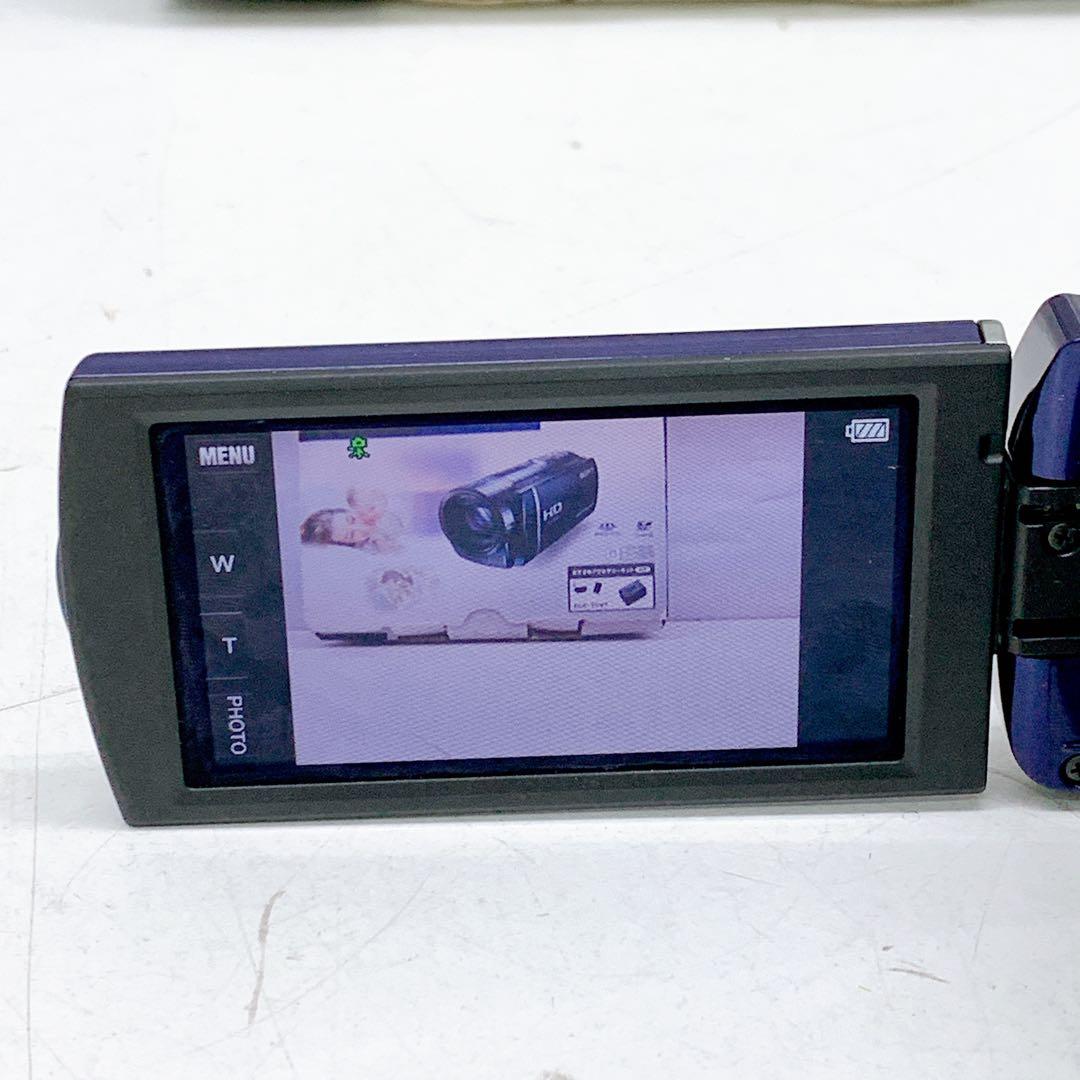 2AB20 SONY Handycam HDR-CX180 ブルー ビデオカメラ