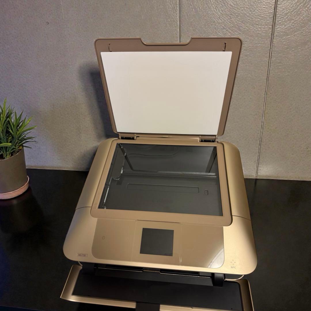 【Canon PIXUS MG7730】 インクジェットプリンター ゴールド
