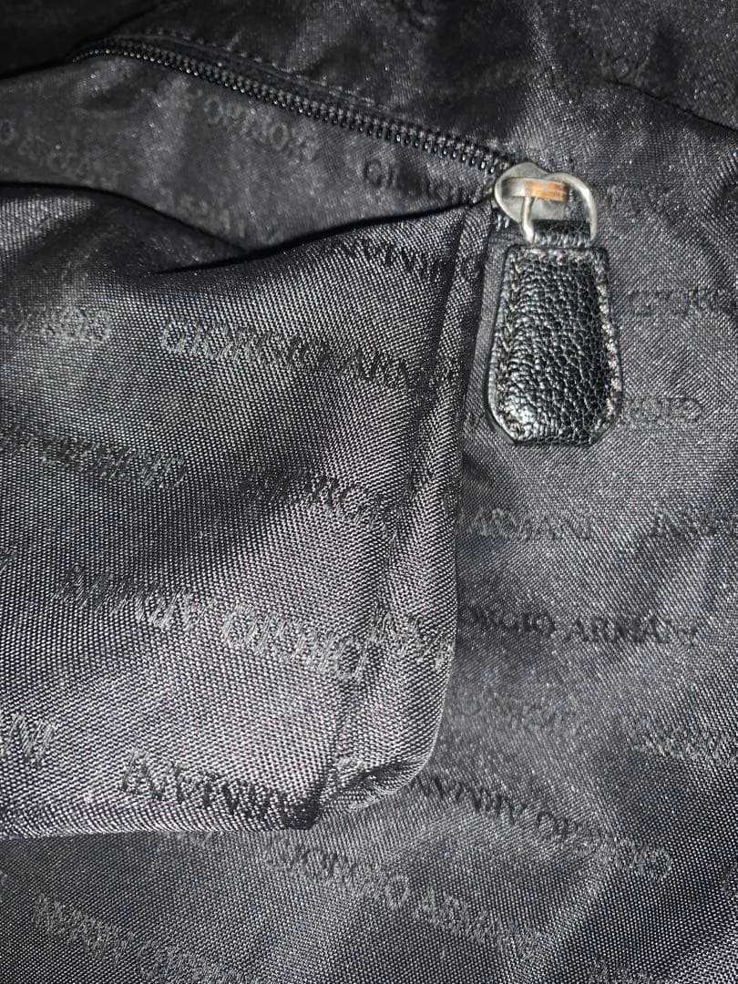 Giorgio Armani ジョルジオ・アルマーニ レザー ショルダーバッグ