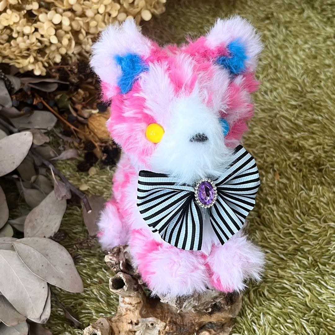 【柘榴】　あみぐるみ　オーダーメイド　ぬいぐるみ　アートドール　猫　子猫