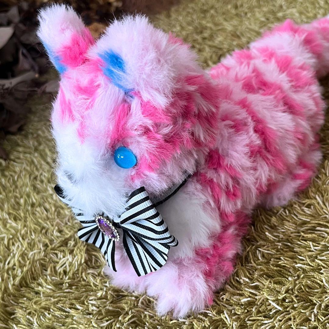 【柘榴】　あみぐるみ　オーダーメイド　ぬいぐるみ　アートドール　猫　子猫