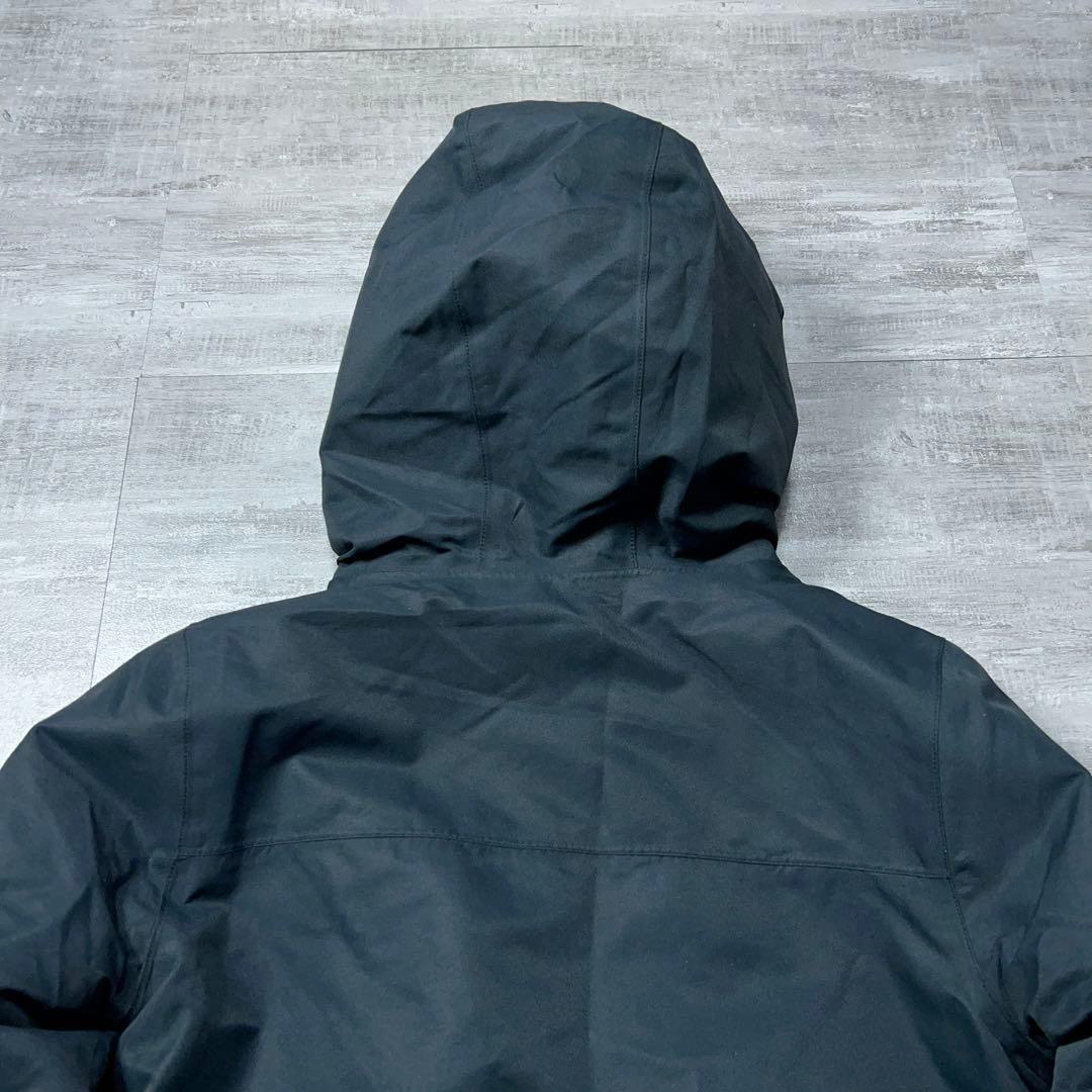 VOLCOM スノーボードウェア スキーウェア キッズ12Y ワッペン 黒