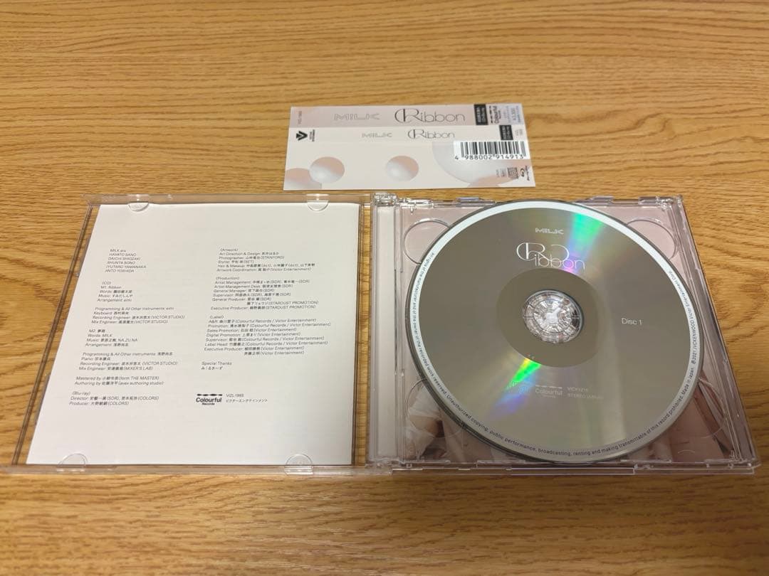 美品◇CD M!LK Ribbon (BD付) 初回A.B 2枚セット