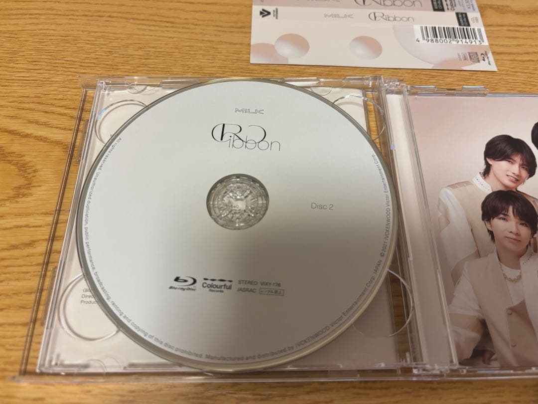 美品◇CD M!LK Ribbon (BD付) 初回A.B 2枚セット