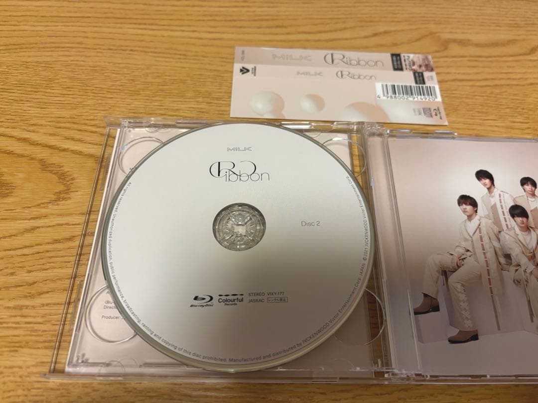 美品◇CD M!LK Ribbon (BD付) 初回A.B 2枚セット