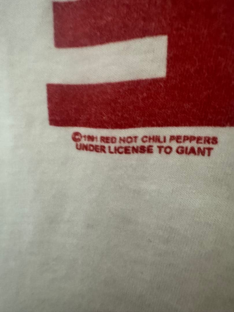 【90s 当時物】RED HOT CHILI PEPPERS ロングTシャツ