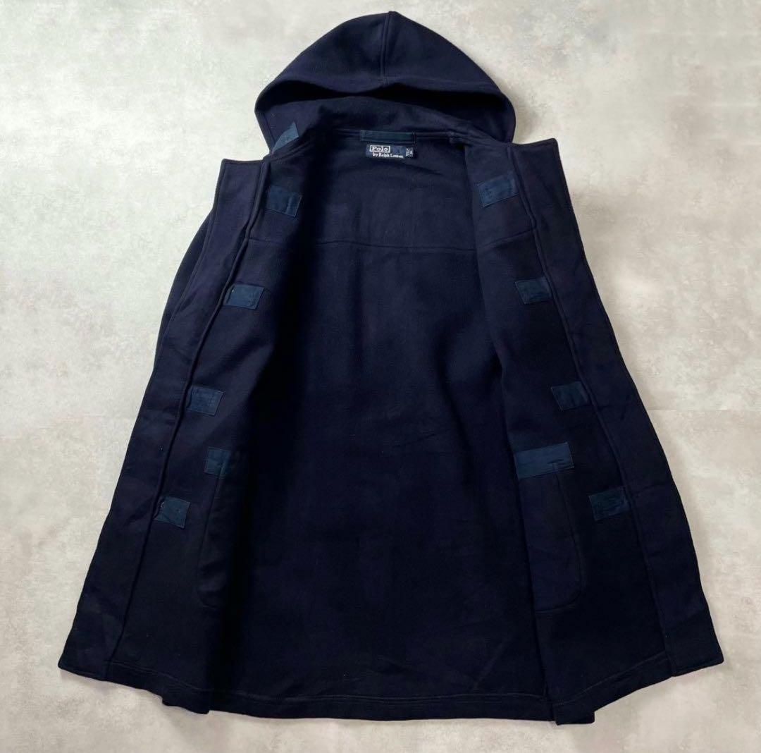 美品 ポロラルフローレン ダッフルコート 濃紺 メンズ 木製トグル USA製