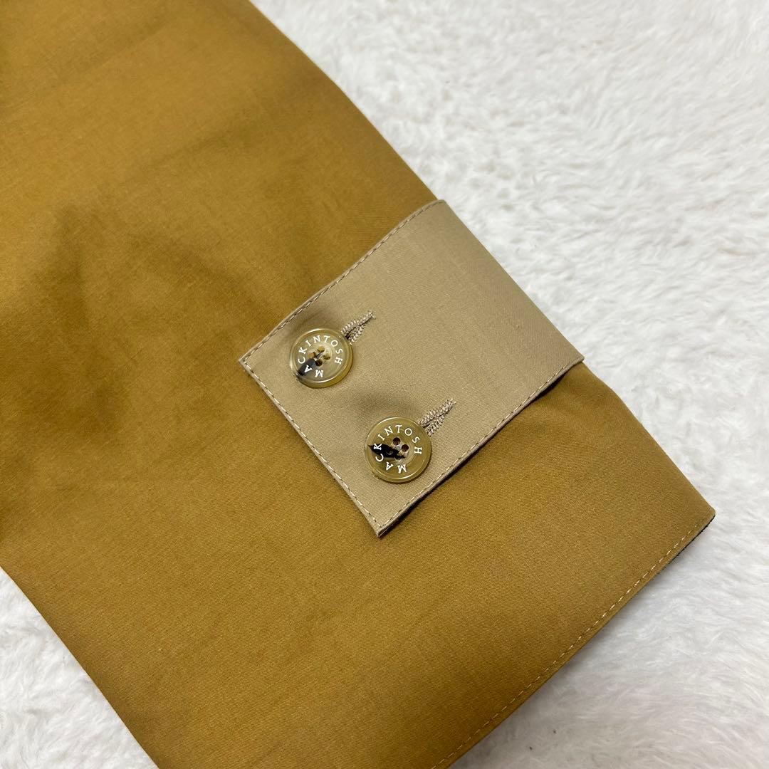 現行品 マッキントッシュ DAVIOT ゴム引き ステンカラーコート L