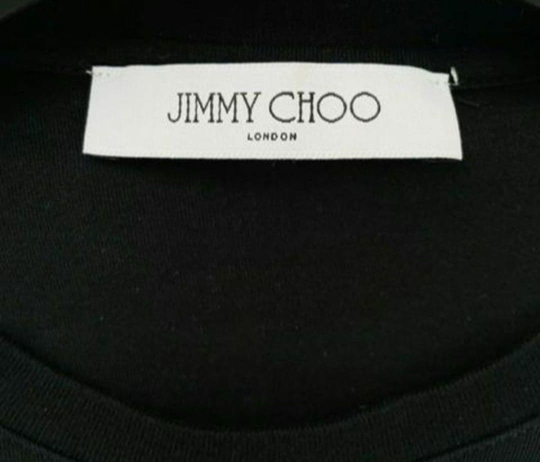 【JIMMY CHOO】美品　Tシャツ レディース　ブラック　XXS