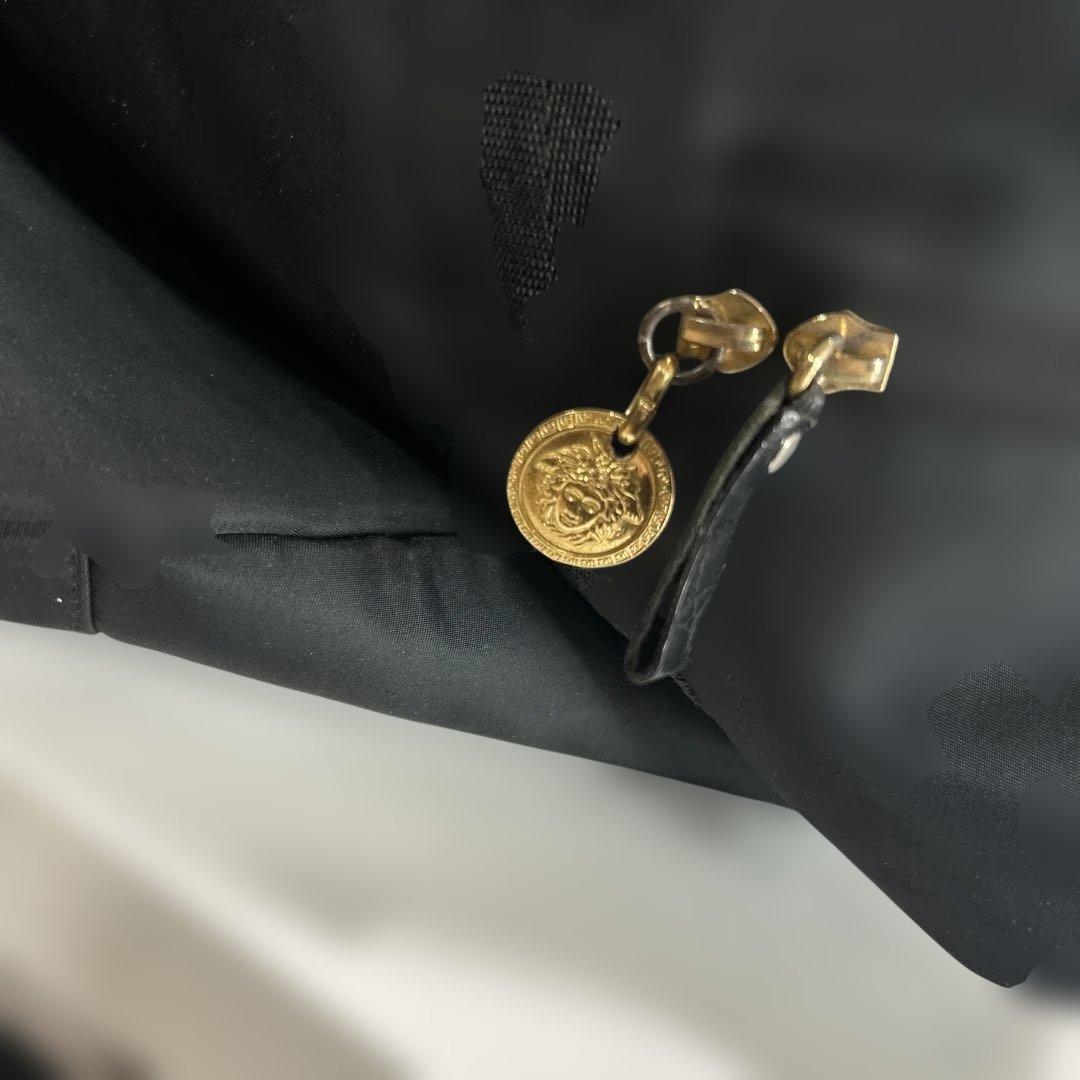 希少　VERSACE 90s メデューサ ナイロン ボストンバッグ ブラック