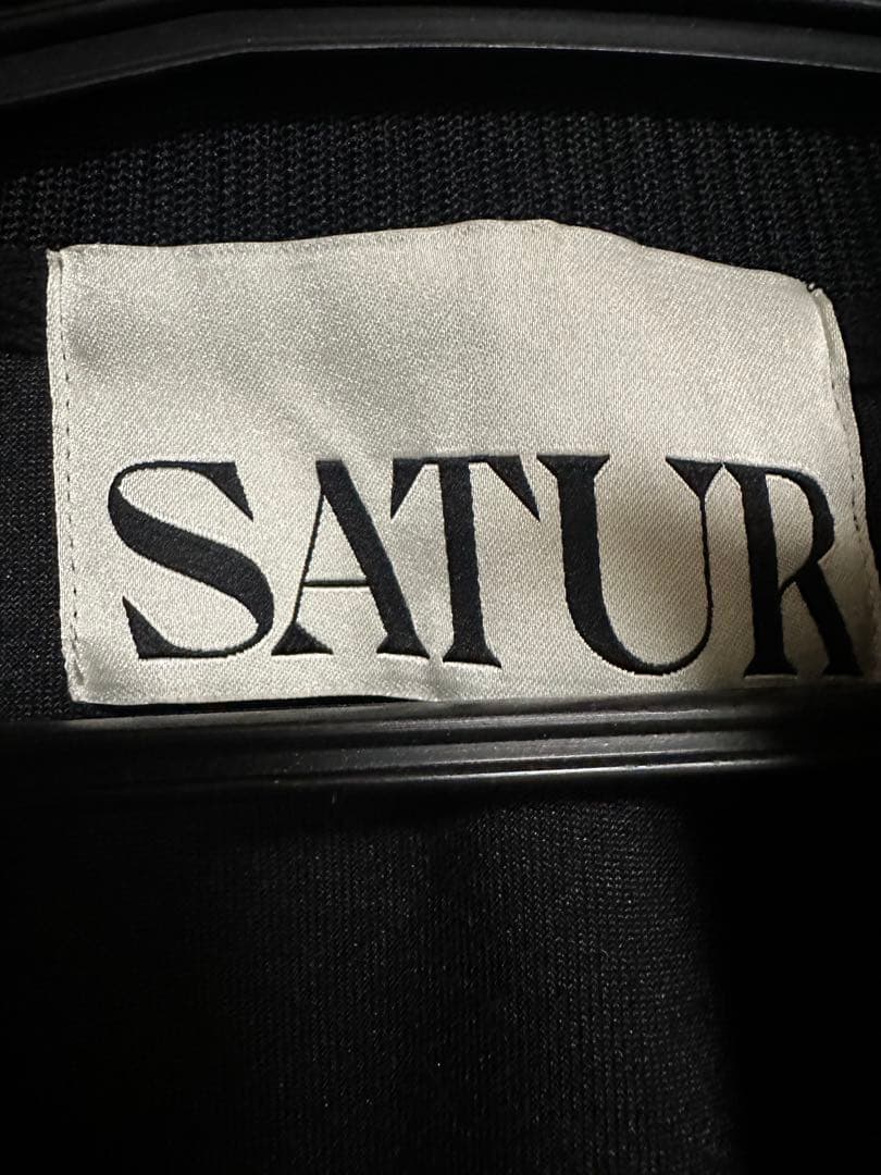 SATUR ベルベット ジャケット 黒