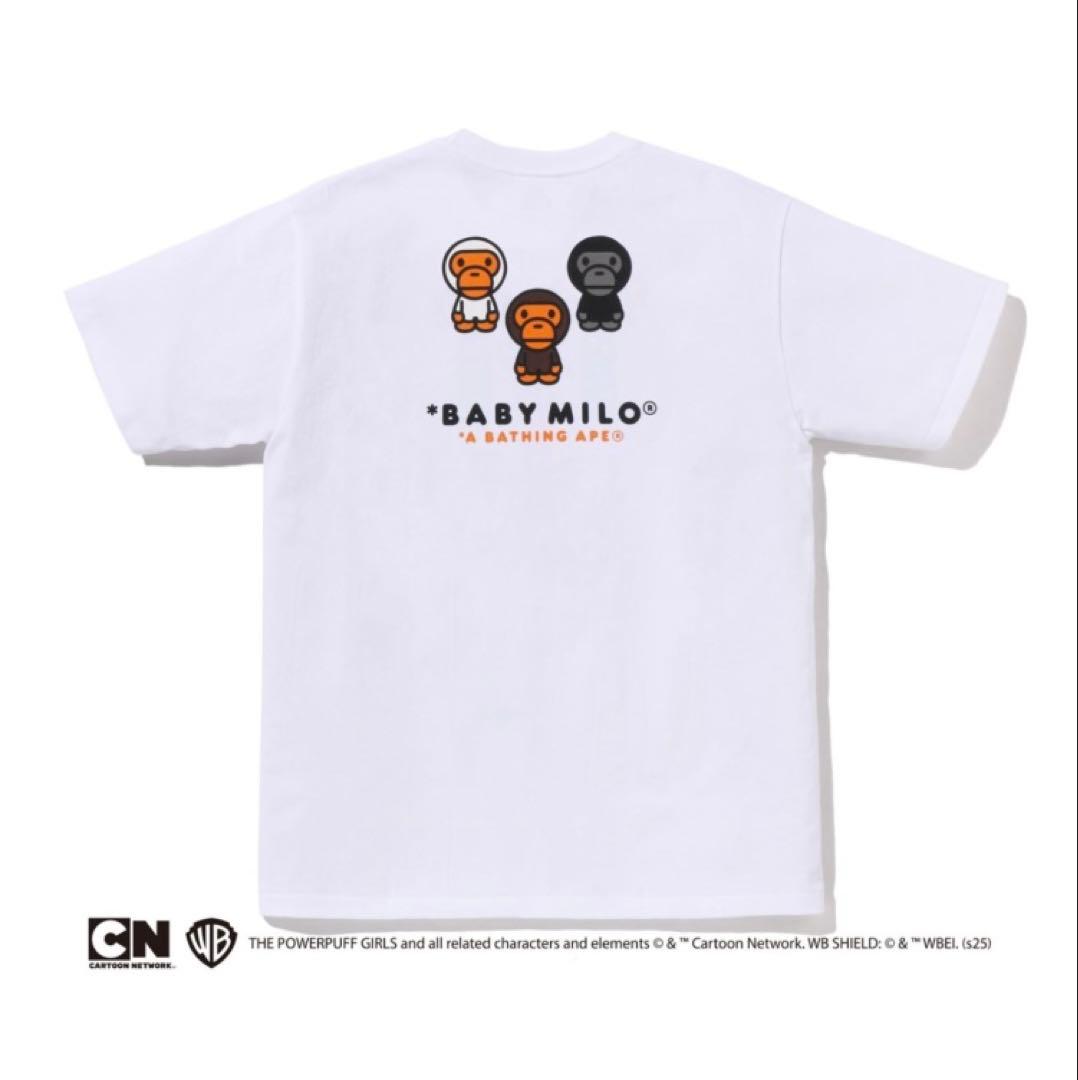 トップス THE POWERPUFF GIRLS x BAPE BABY MILO TEE