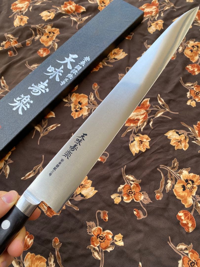 「 天味寿楽 」柳刃330mm 筋引 330mm 銀紙3号