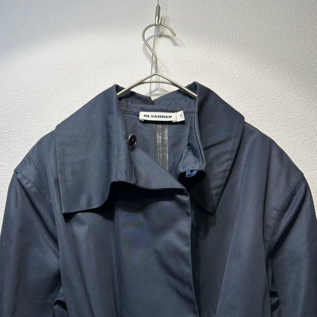 希少 JIL SANDER 上質 変形 ベルト付き デザイン トレンチコート