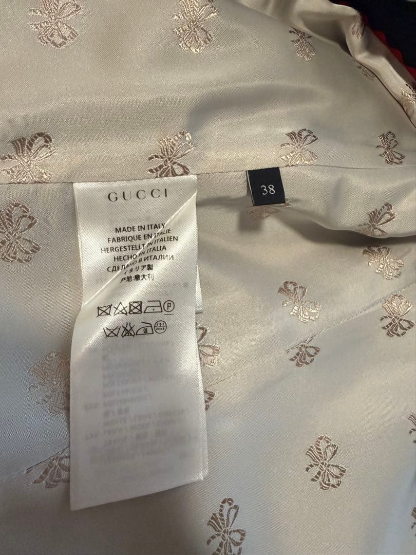 【★優】GUCCI ブラック テーラードジャケット 38