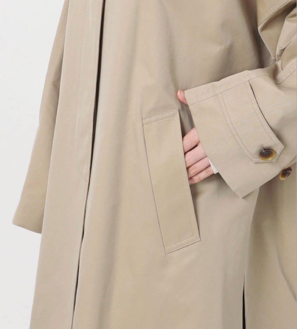 Spick and Span T/Cギャバステンカラーハーフコート