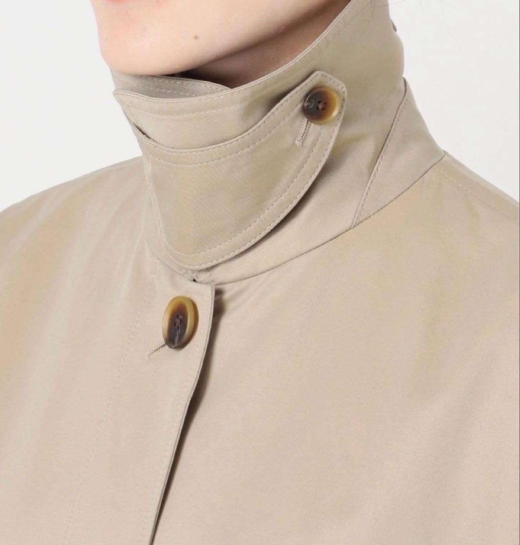 Spick and Span T/Cギャバステンカラーハーフコート