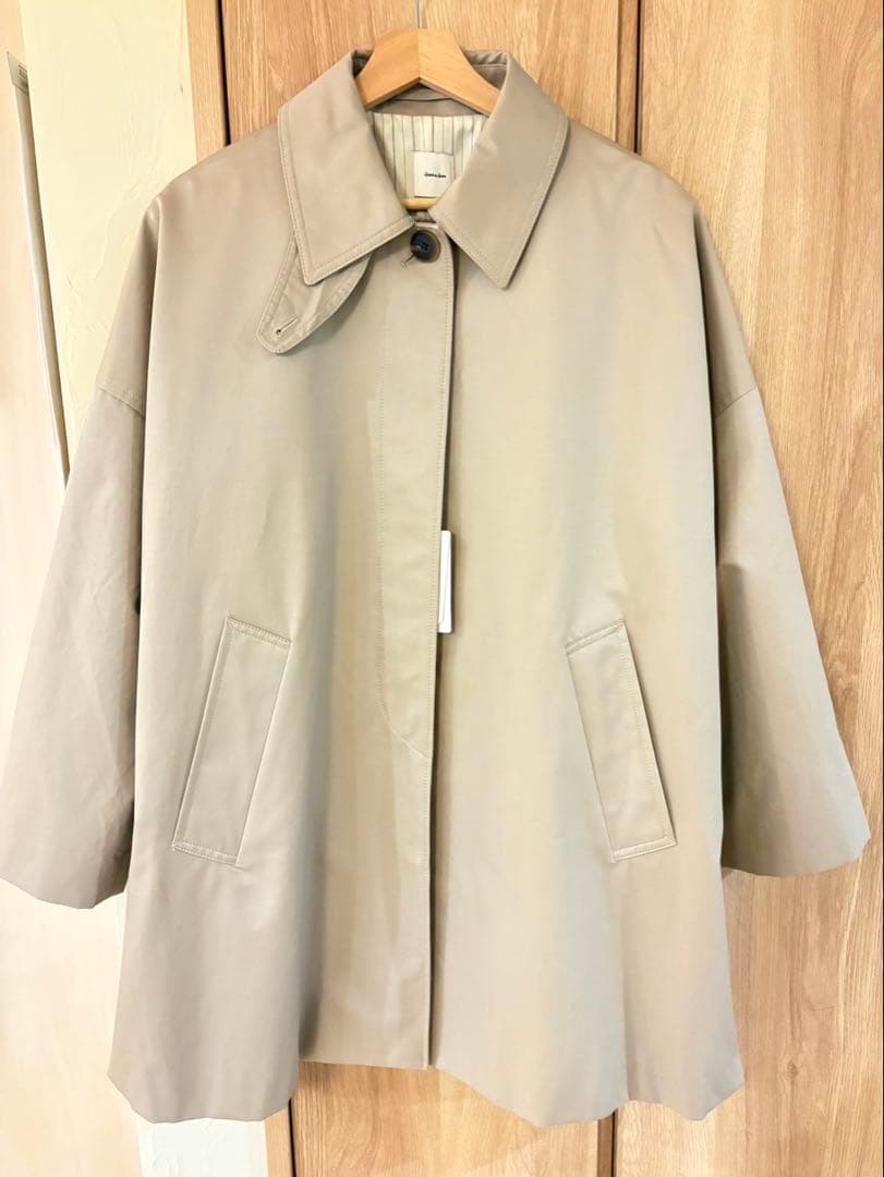 Spick and Span T/Cギャバステンカラーハーフコート