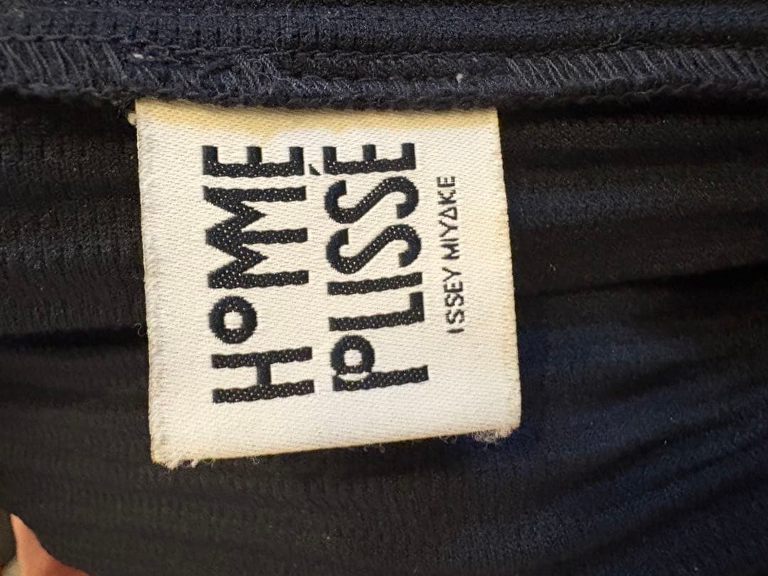 ISSEY MIYAKE HOMME PLISSE ネイビー Tシャツ