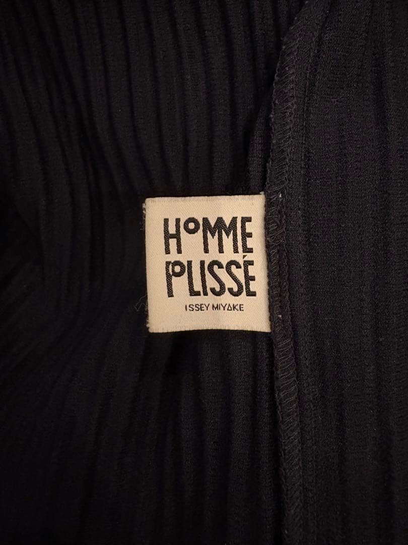 ISSEY MIYAKE HOMME PLISSE ネイビー Tシャツ