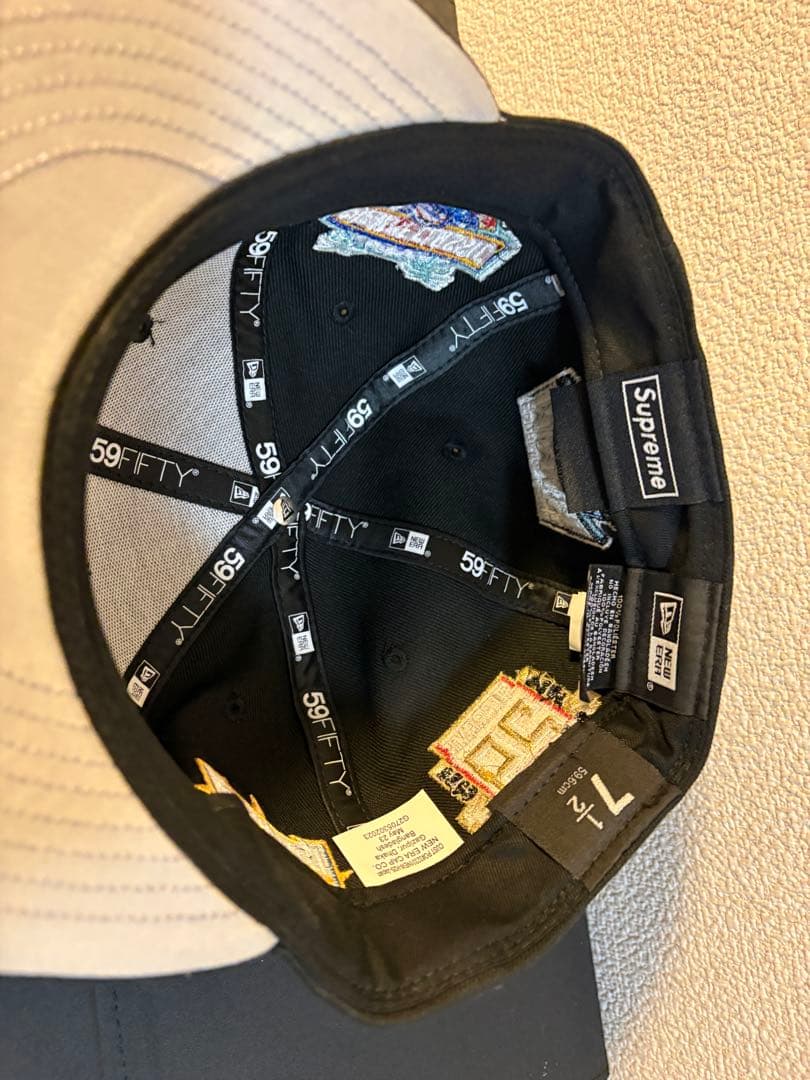 【最終値下げ】Supreme 59FIFTY キャップ 黒