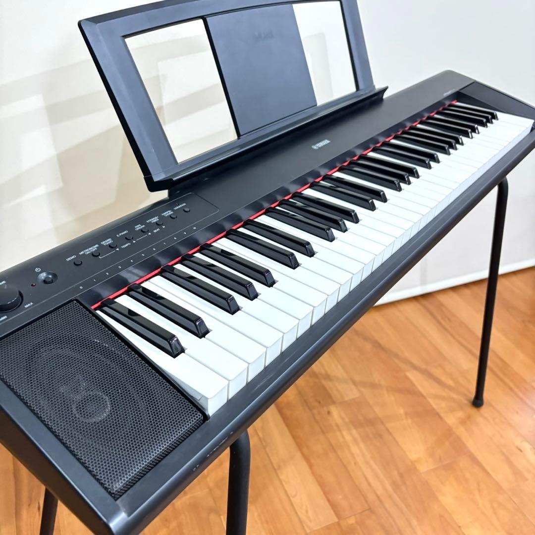 【美品】ヤマハ NP-11 電子キーボード 61鍵 椅子 スタンド付 スリム