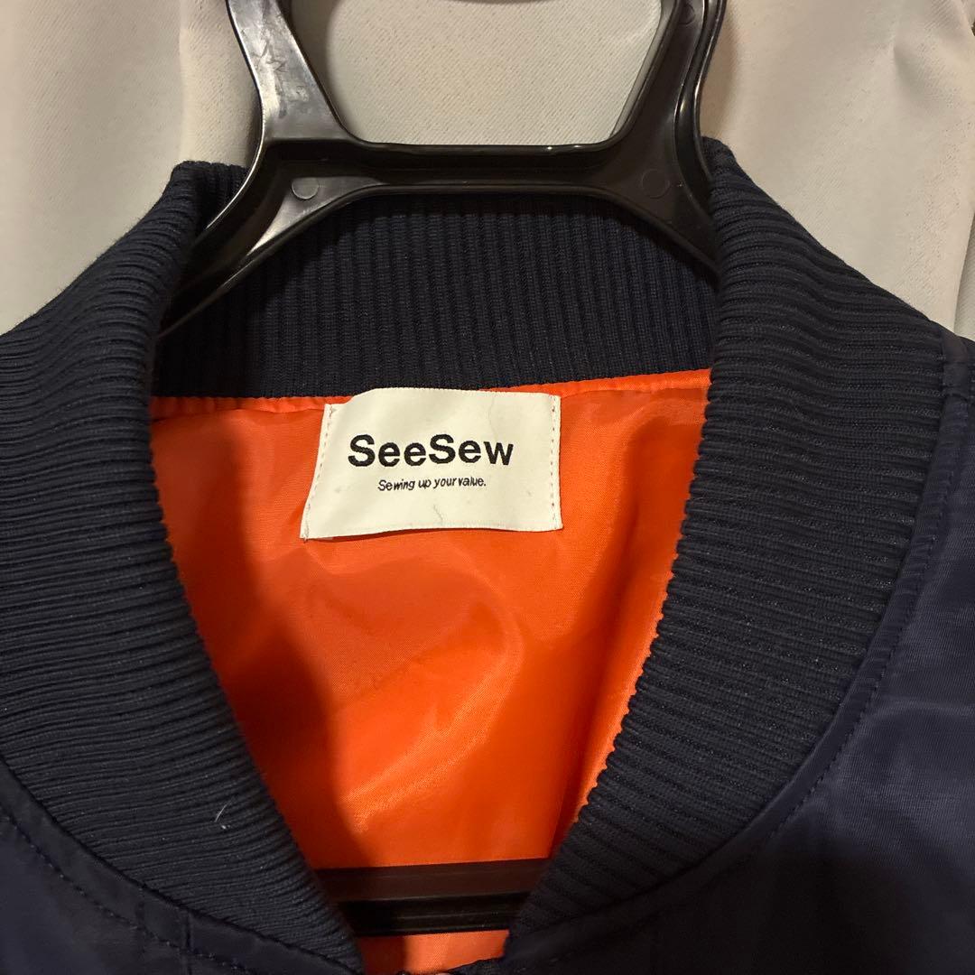 SeeSew オ―バ―スペック MA-1ジャケットLサイズ　試着のみ