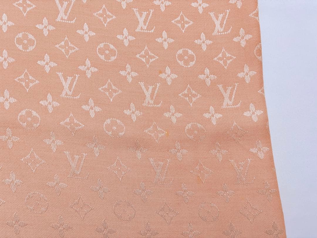 LOUIS VUITTON 大判 モノグラム ショール ストール ピンク