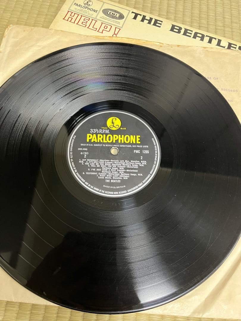 THE BEATLES / HELP! UKオリジナル　LPレコード　ビートルズ
