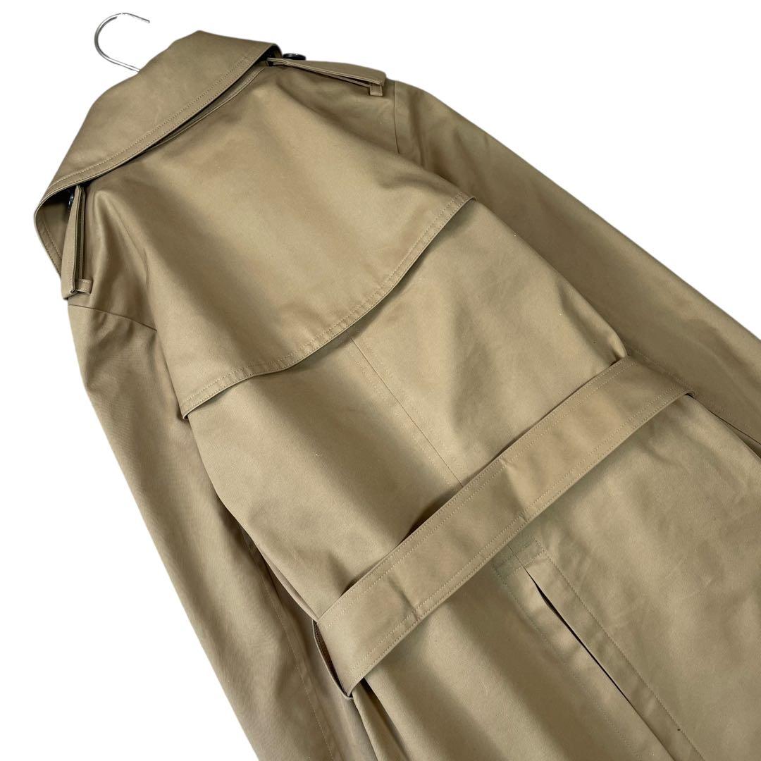 新品タグ付✨HYKE トレンチコート ライナー　タイトフィット ベージュ S