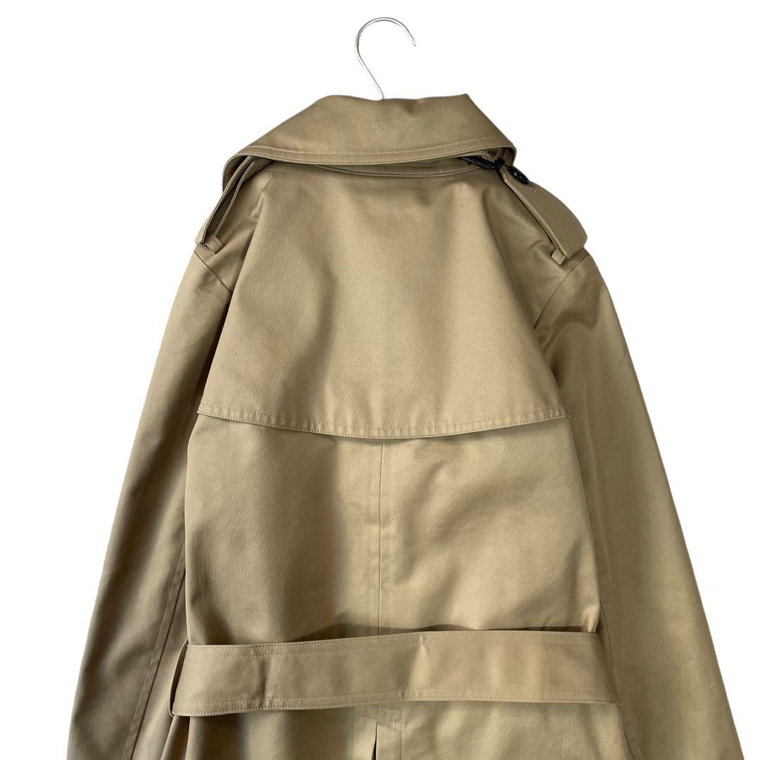 新品タグ付✨HYKE トレンチコート ライナー　タイトフィット ベージュ S