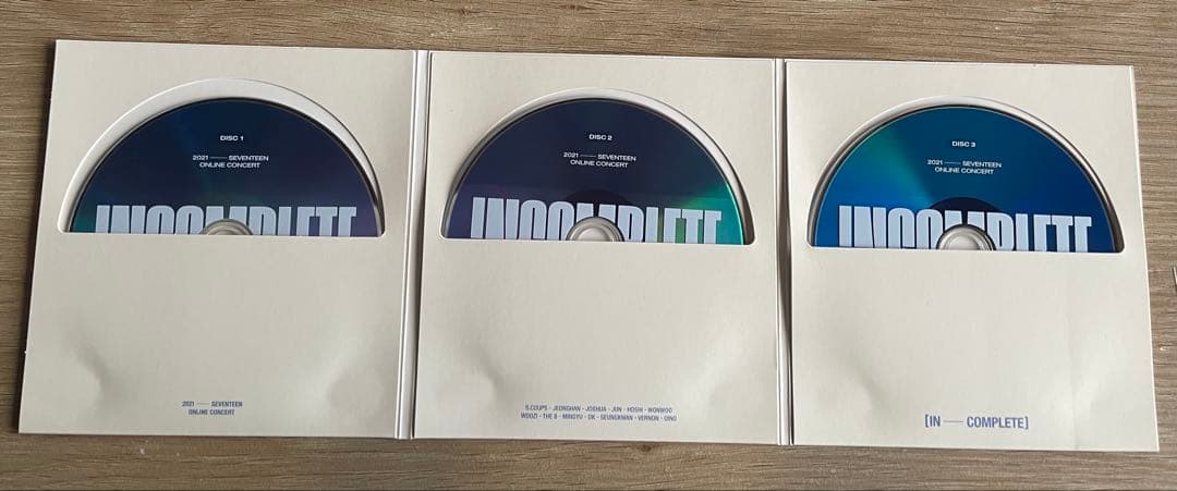 【最終値下げ】SEVENTEEN INCOMPLETE DVD未再生 付属品あり